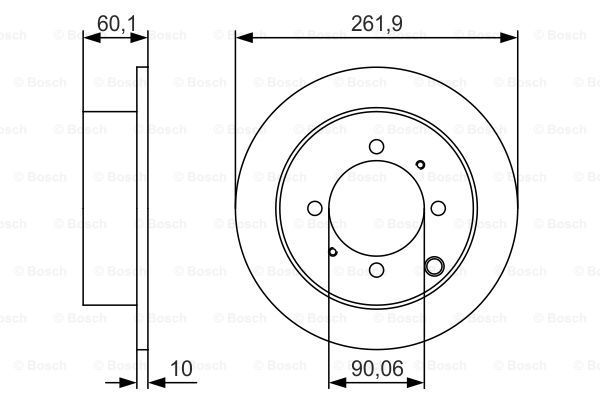 фото Тормозной диск bosch 0986479s53