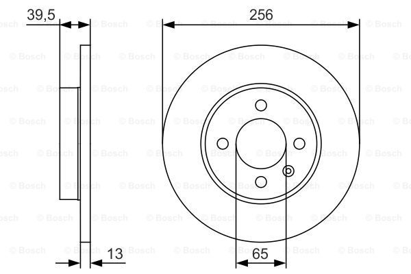 фото Тормозной диск bosch 0986479t48