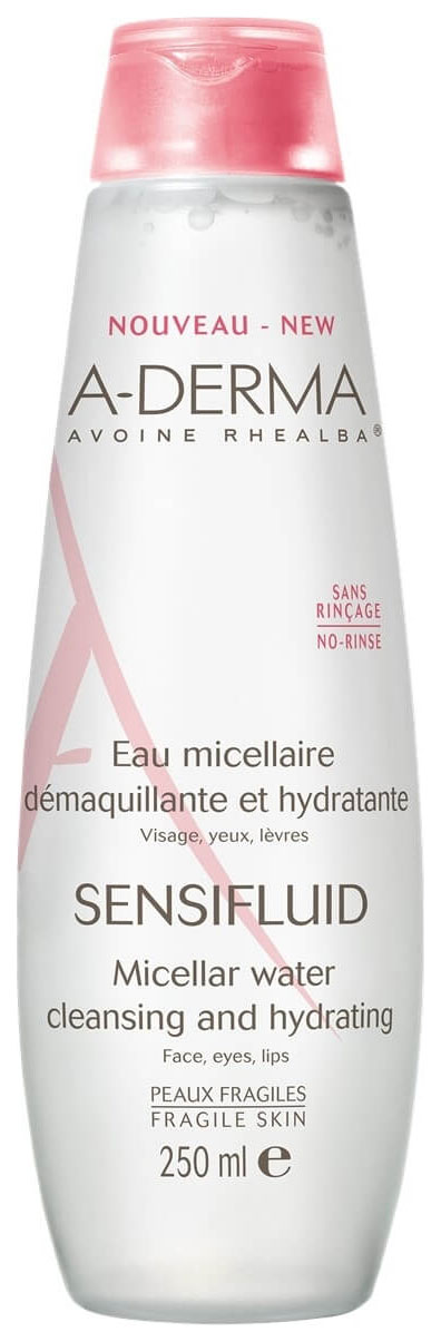 

Мицеллярная вода A-Derma Sensifluid 250 мл, Hydralba