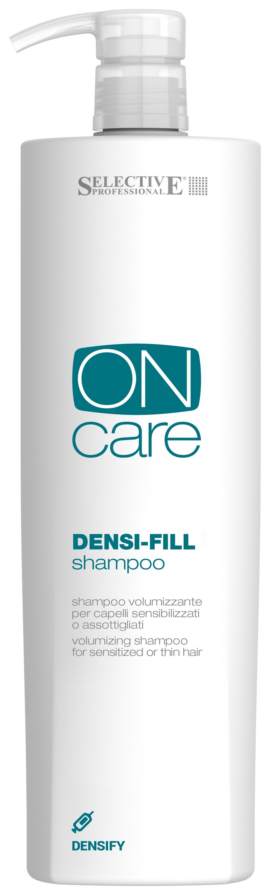 фото Шампунь selective professional on care densi-fill shampoo 1000 мл