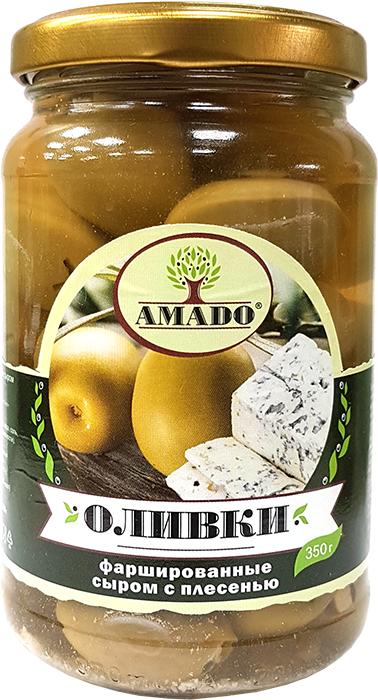 Оливки Amado с сыром чанах 350 г