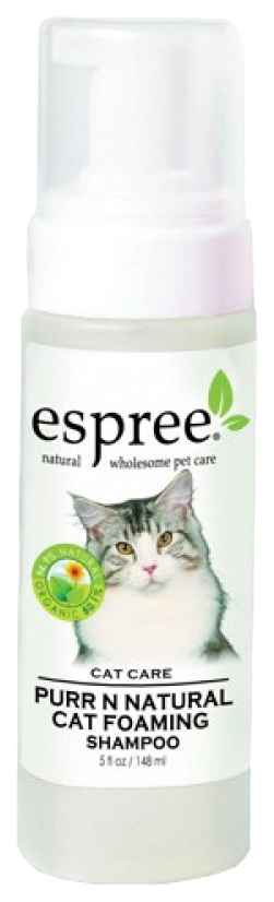 

Шампунь-пенка для кошек Espree Cat Care Purr N Natural Cat Foaming, алоэ вера, 148 мл