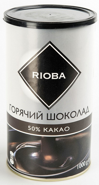 фото Горячий шоколад rioba порошок 50% какао 1 кг