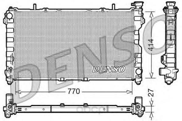 

Радиатор 770x414 Denso DRM06011