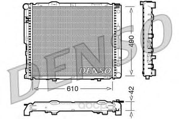 

Радиатор 610x490 Denso DRM17033