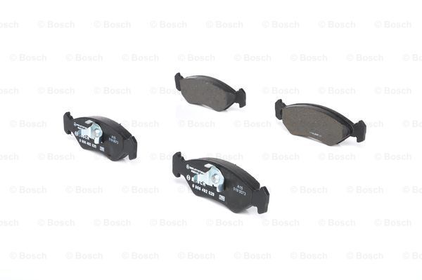 

Комплект тормозных дисковых колодок BOSCH 0 986 492 020
