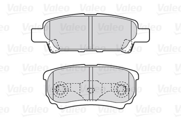 

Тормозные колодки Valeo дисковые 301852