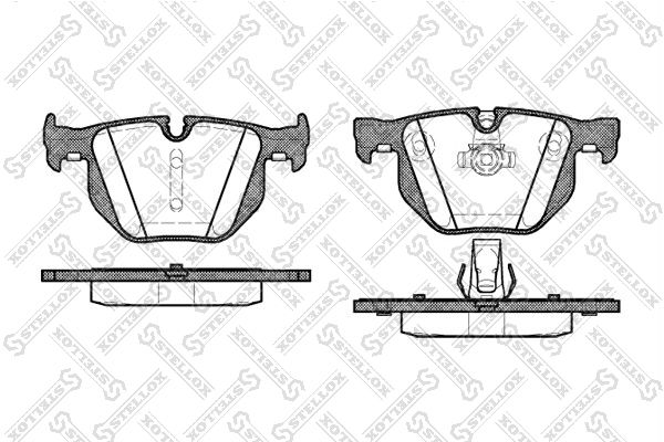 

Тормозные колодки Stellox дисковые 392060SX