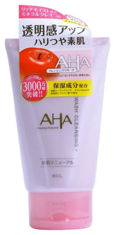 Пена-скраб для лица BCL Aha wash cleansing 120 мл пенка для лица beauty creative lab aha cleansing research wash cleansing b 120 мл