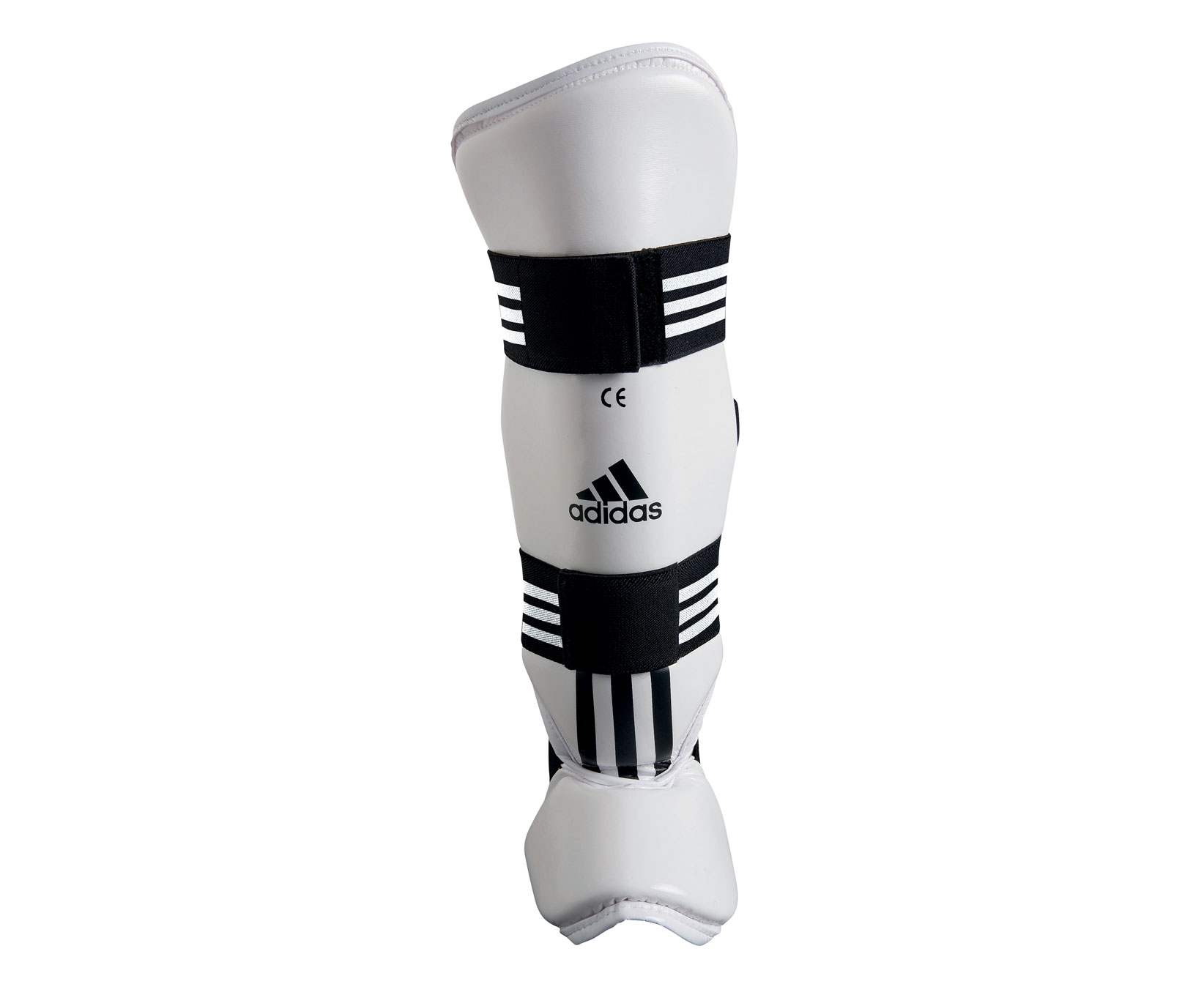 Защита голени и стопы Adidas для тхэквондо WTF Shin Instap Pad Protector белая XS