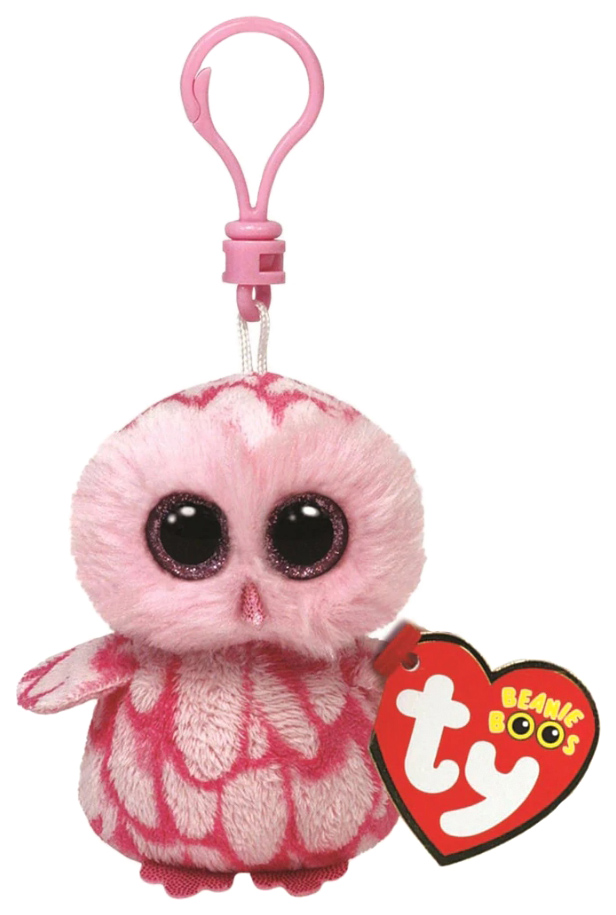 

Брелок-игрушка TY Beanie Boo's Совенок Pinky розовый 36594, Beanie Boo's Совенок Pinky