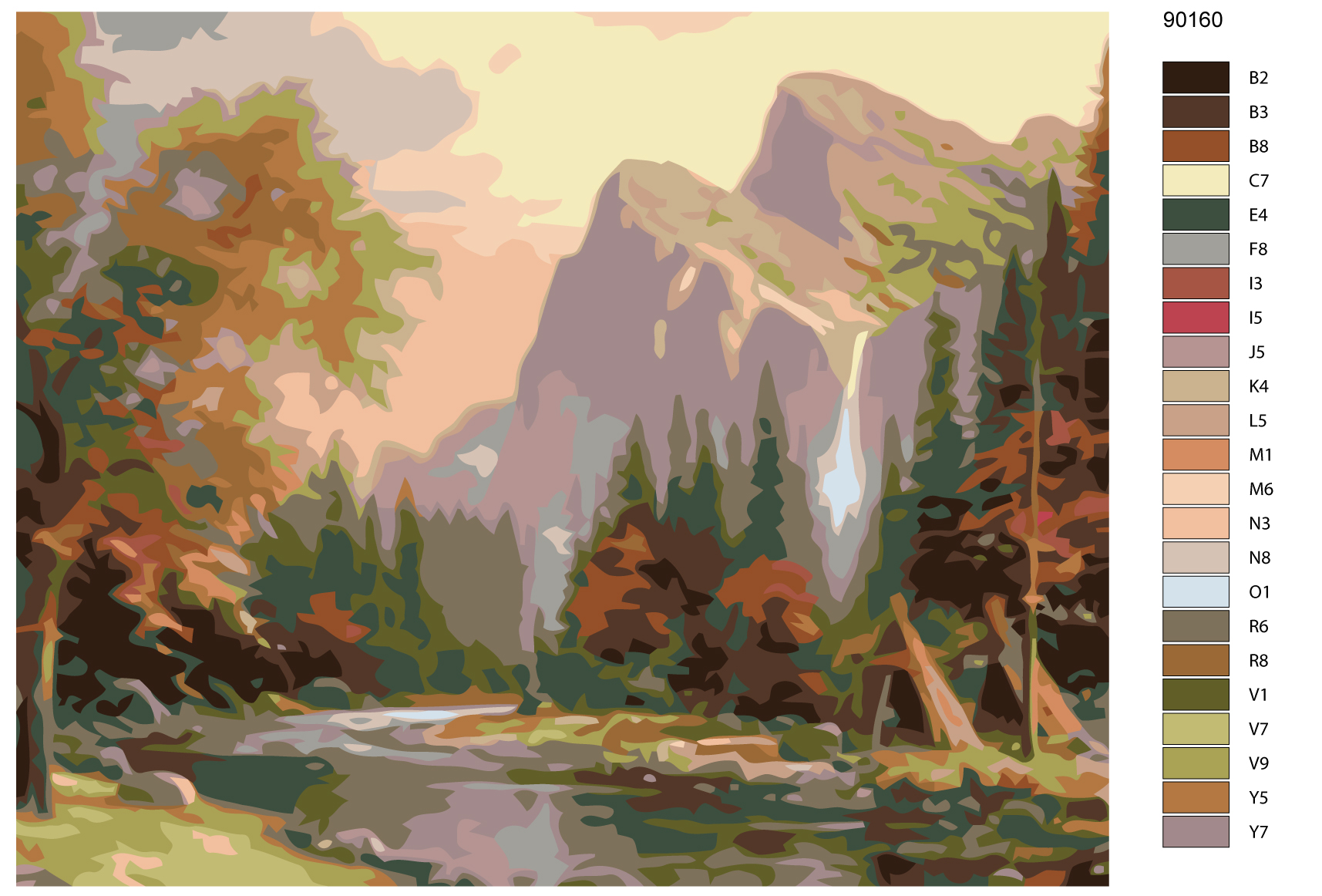 

Картина по номерам, 40 x 50, KTMK-90160, KTMK-90160