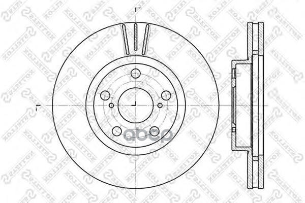 фото Тормозной диск stellox 60204564vsx