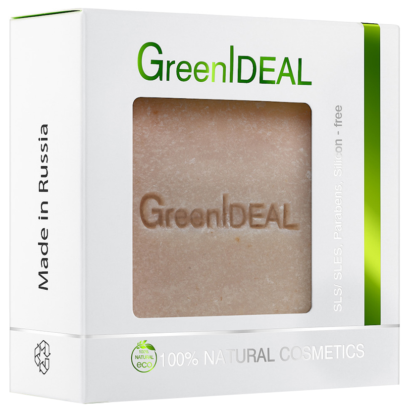 Косметическое мыло GreenIdeal С кокосом 100 г