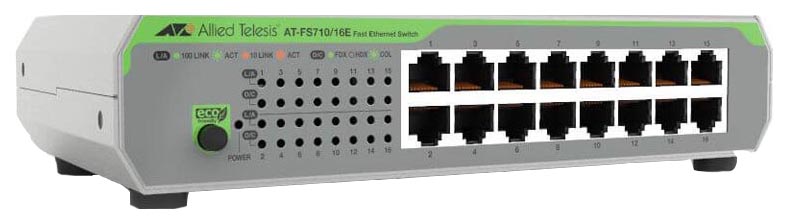 

Коммутатор Allied Telesis AT-FS710/16E-60 Grey, AT-FS710