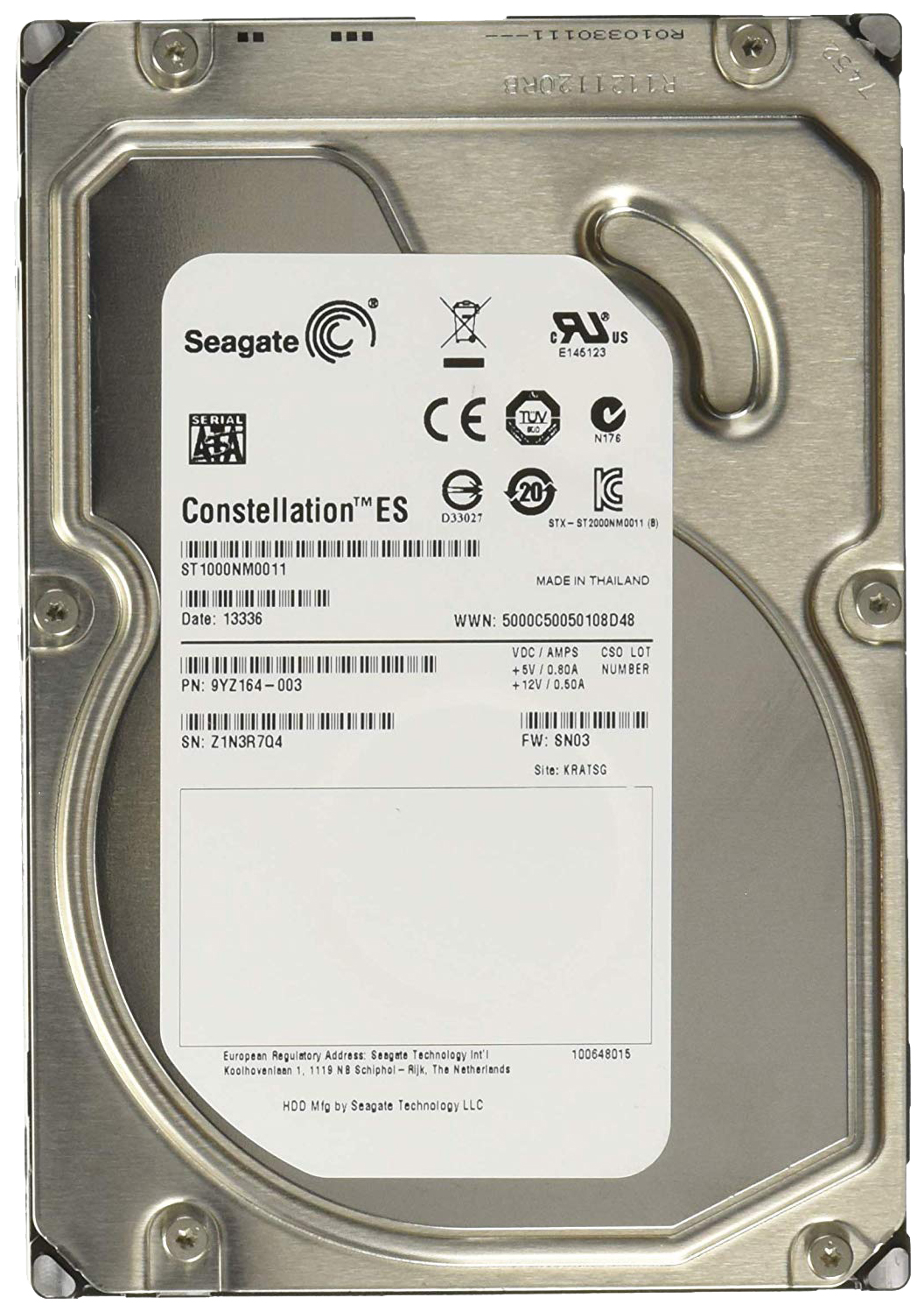 фото Внутренний жесткий диск seagate 1tb (st1000nm0011)