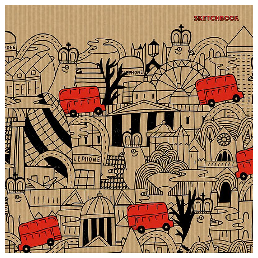 

Скетчбук Канц-Эксмо «Безумный город. Графика» 80 листов СК5804618