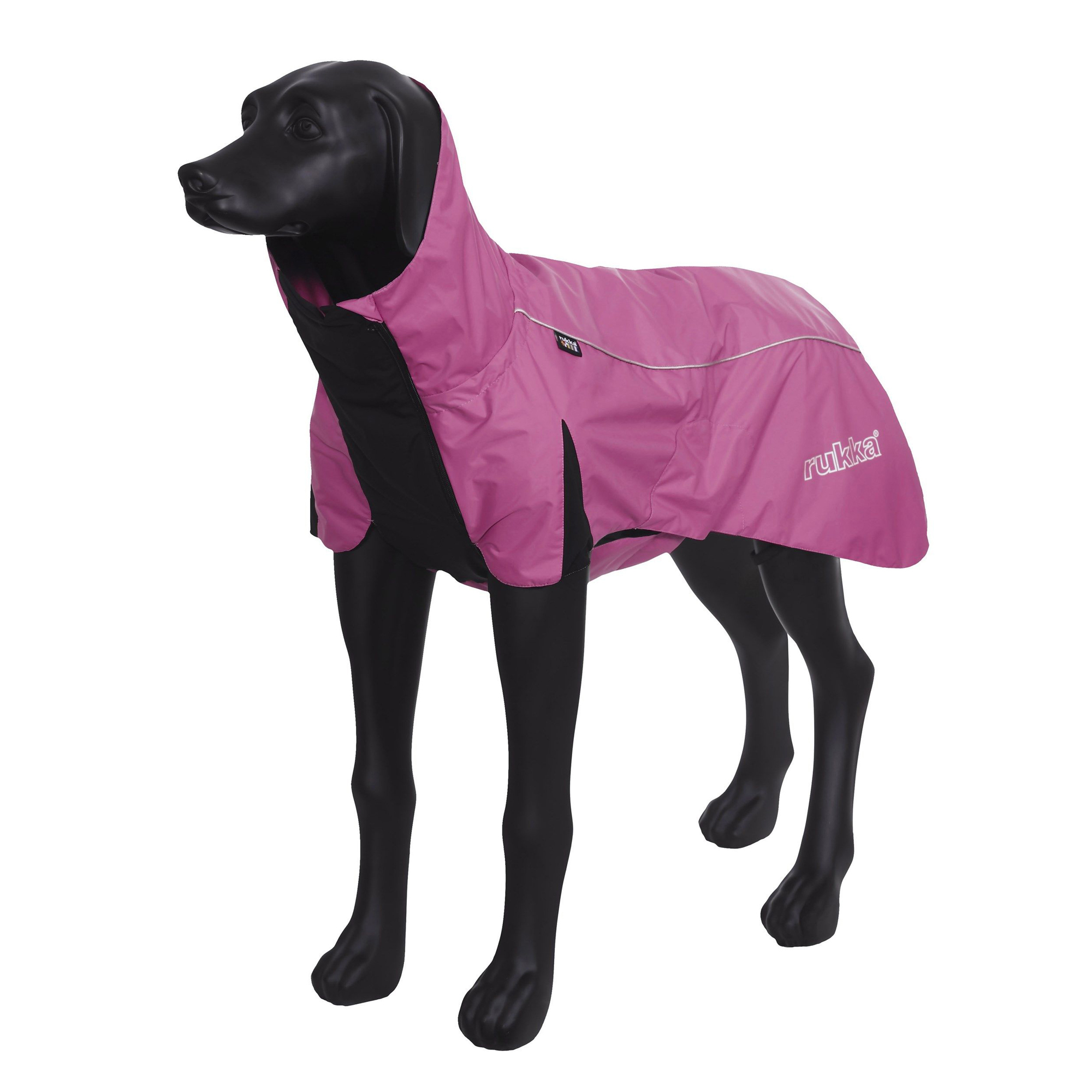 фото Дождевик для собак rukka wave raincoat 35см розовый