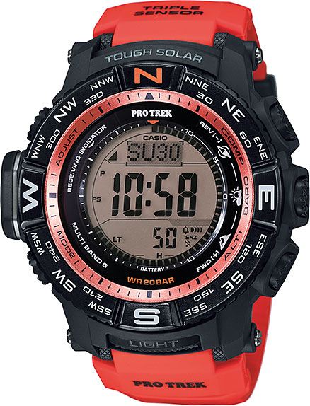 фото Наручные часы электронные мужские casio pro trek prw-3500y-4e