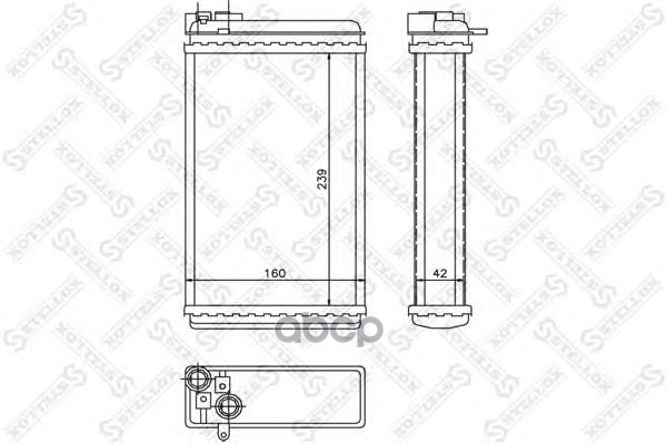 фото Радиатор печки stellox 1035046sx
