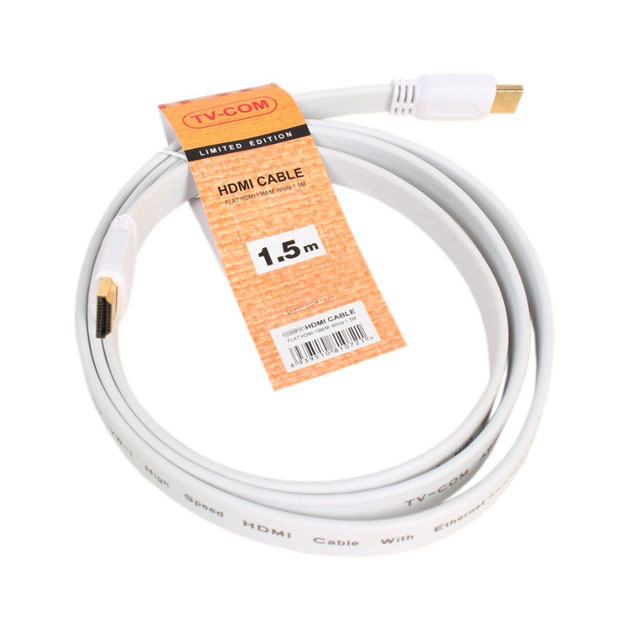 фото Кабель tv-com hdmi - hdmi 1,5м white (cg200fw)