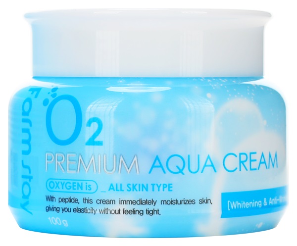 Крем для лица Farm Stay O2 Premium Aqua Cream 100 г аксессуары для уборки собачьих экскрементов japan premium бокс в виде лягушки с пакетами