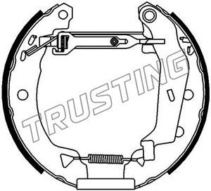 

Комплект тормозных колодок TRUSTING 6150