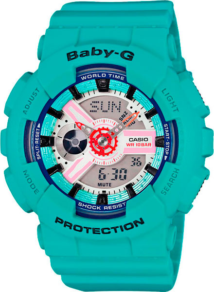 фото Наручные часы кварцевые женские casio baby-g ba-110sn-3a