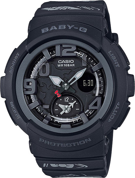 фото Наручные часы кварцевые женские casio baby-g bga-190kt-1b