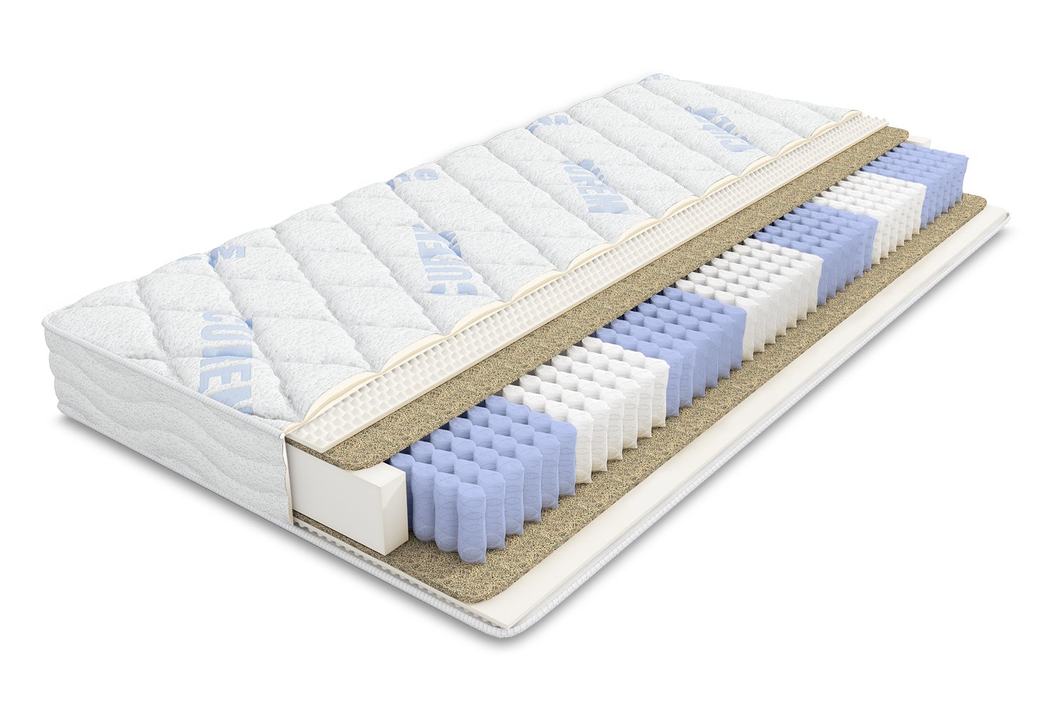 

Анатомический матрас Curem Dynamic 120x200 см