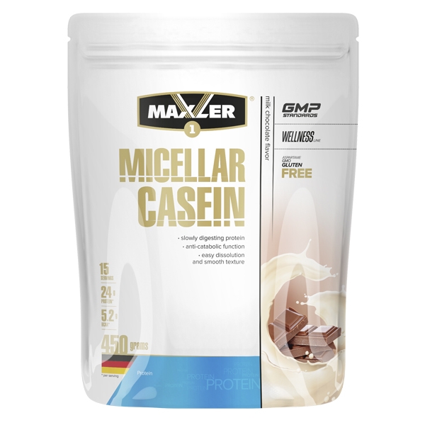 фото Протеин maxler micellar casein, 450 г, milk chocolate