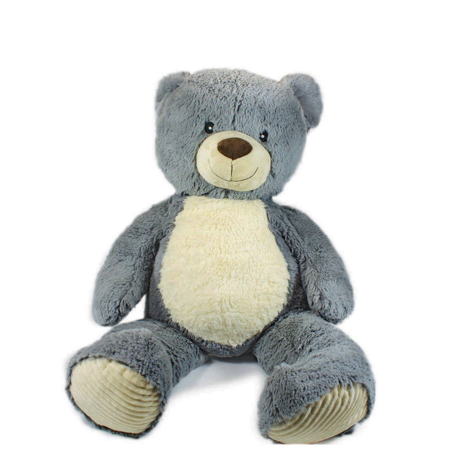 фото Мягкая игрушка teddykompaniet медвежонок валле, серый, 60 см,12582