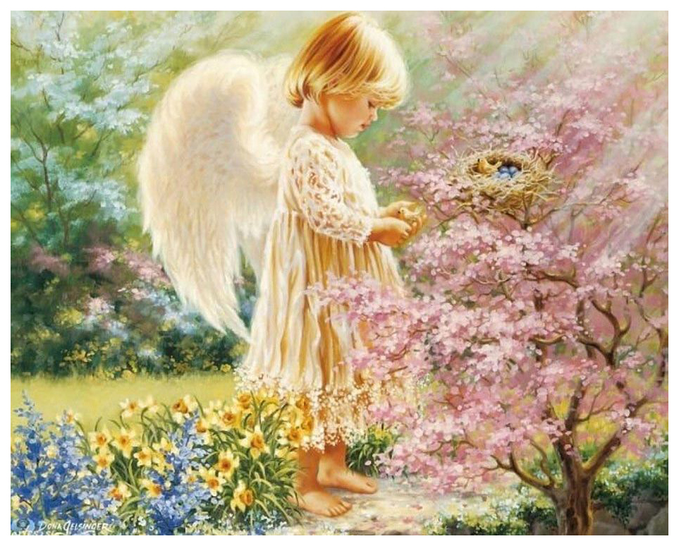 

Алмазная живопись LG097 "Маленький ангел"