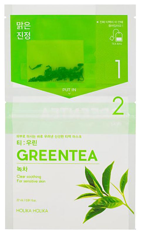 

Маска для лица Holika Holika Instantly Brewing Green Tea 29 мл