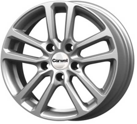 

Колесный диск R15 5x100 6J ET40 D57,1 Carwel Донты 209 SB, Серебристый