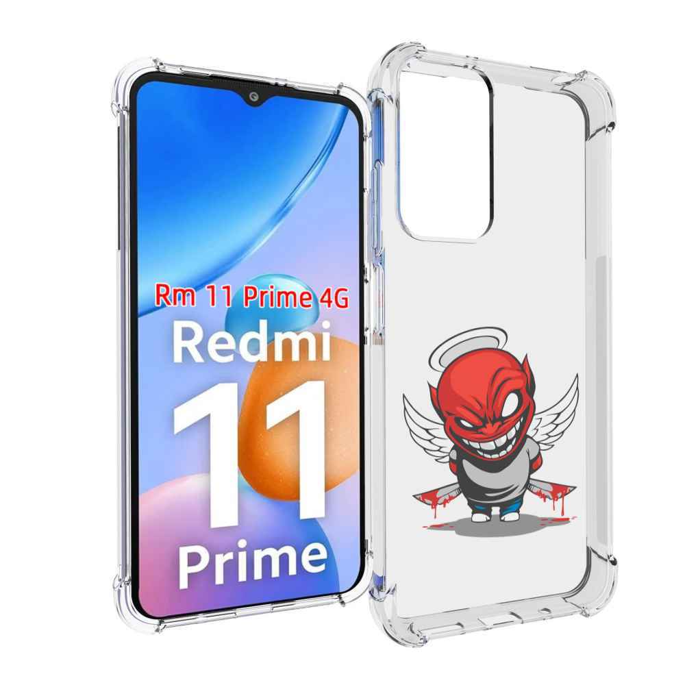 

Чехол MyPads злой-ангел для Xiaomi Redmi 11 Prime 4G, Прозрачный, Tocco