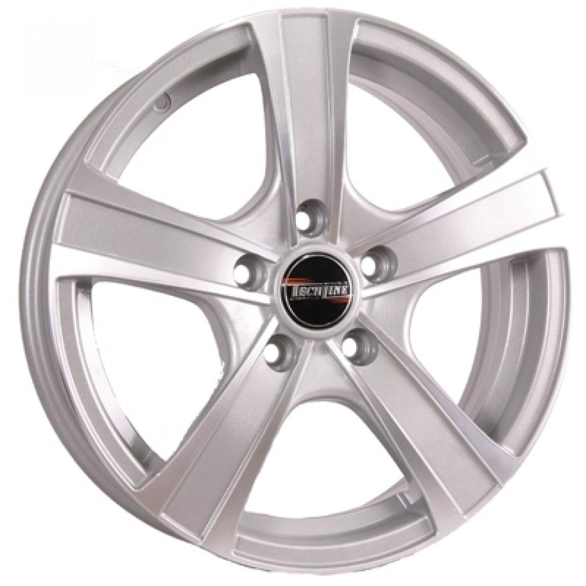 

Колесный диск Tech-line 539 (S) 6xR15 ET40 4*100 D54.1, Серебристый