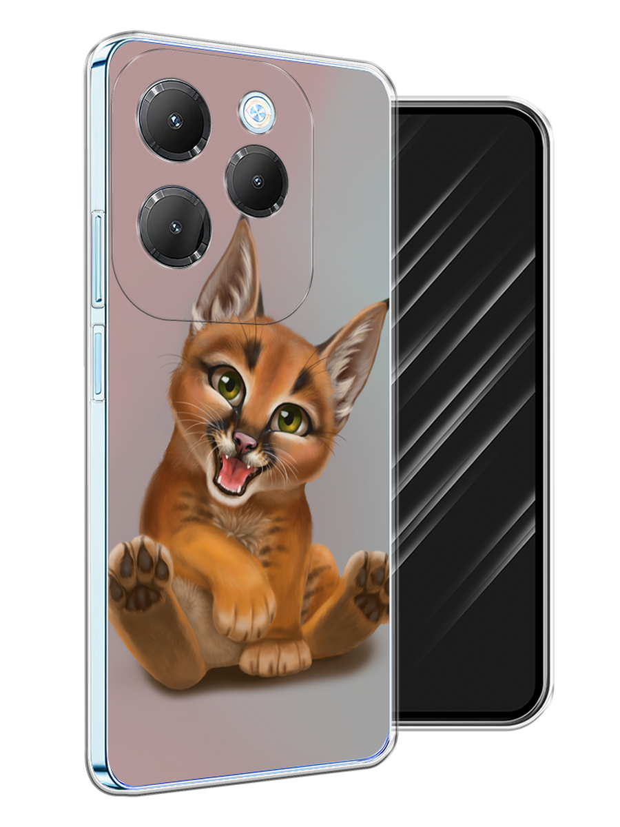 

Чехол Awog на Infinix Hot 40 Pro "Малыш рыси", Оранжевый;серый, 3105350-1