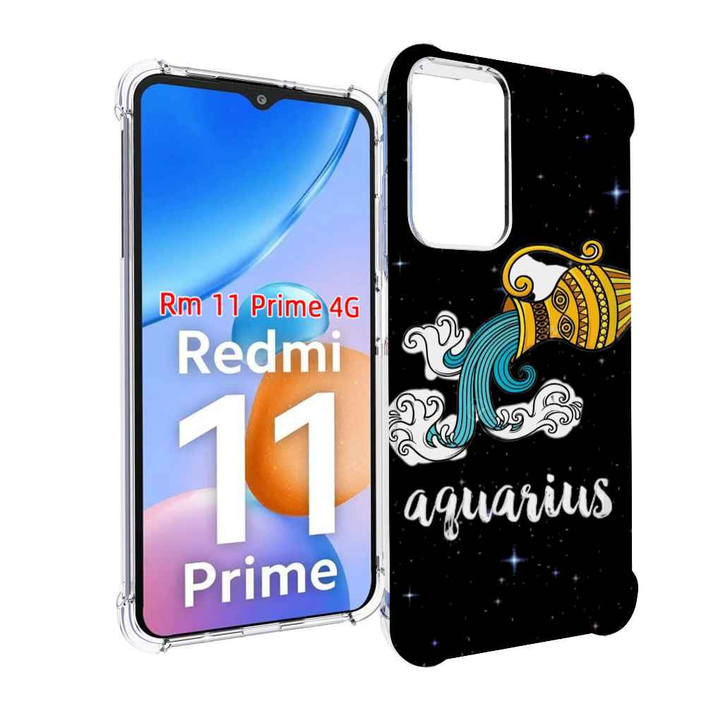 

Чехол MyPads знак зодиака водолеи 2 для Xiaomi Redmi 11 Prime 4G, Прозрачный, Tocco