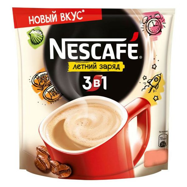 

Кофе Nescafe Летний заряд 3 в 1 растворимый 16 г
