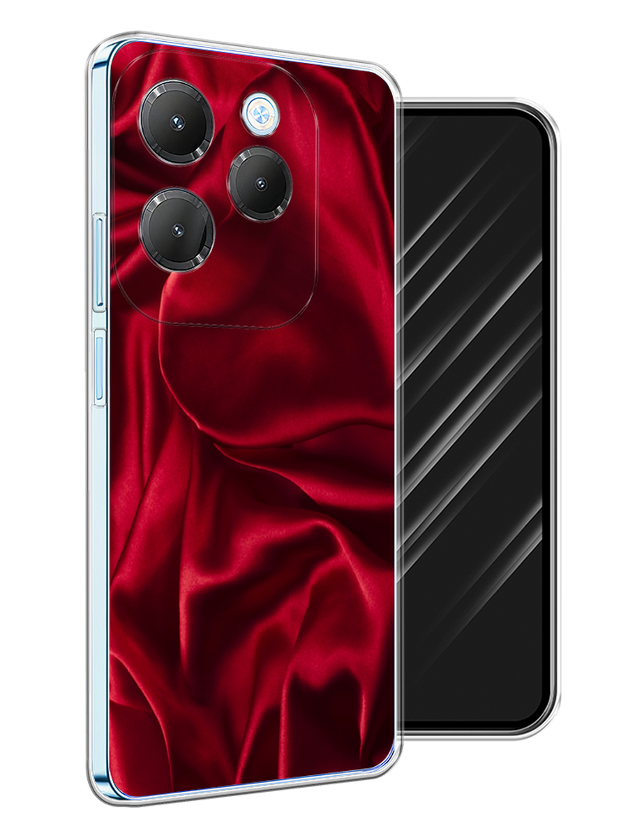 

Чехол Awog на Infinix Hot 40 Pro "Текстура красный шелк", 3105350-1