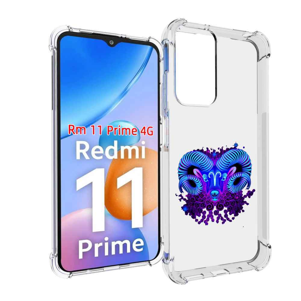 

Чехол MyPads знак зодиака овен 2 для Xiaomi Redmi 11 Prime 4G, Прозрачный, Tocco