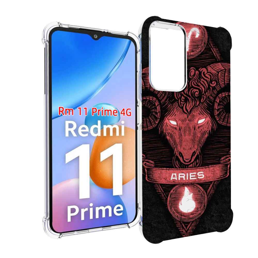 

Чехол MyPads знак зодиака овен 6 для Xiaomi Redmi 11 Prime 4G, Прозрачный, Tocco