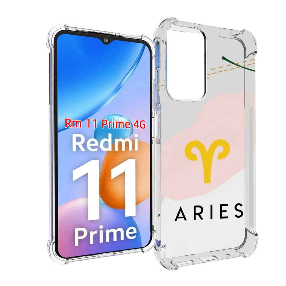 

Чехол MyPads знак зодиака овен 7 для Xiaomi Redmi 11 Prime 4G, Прозрачный, Tocco