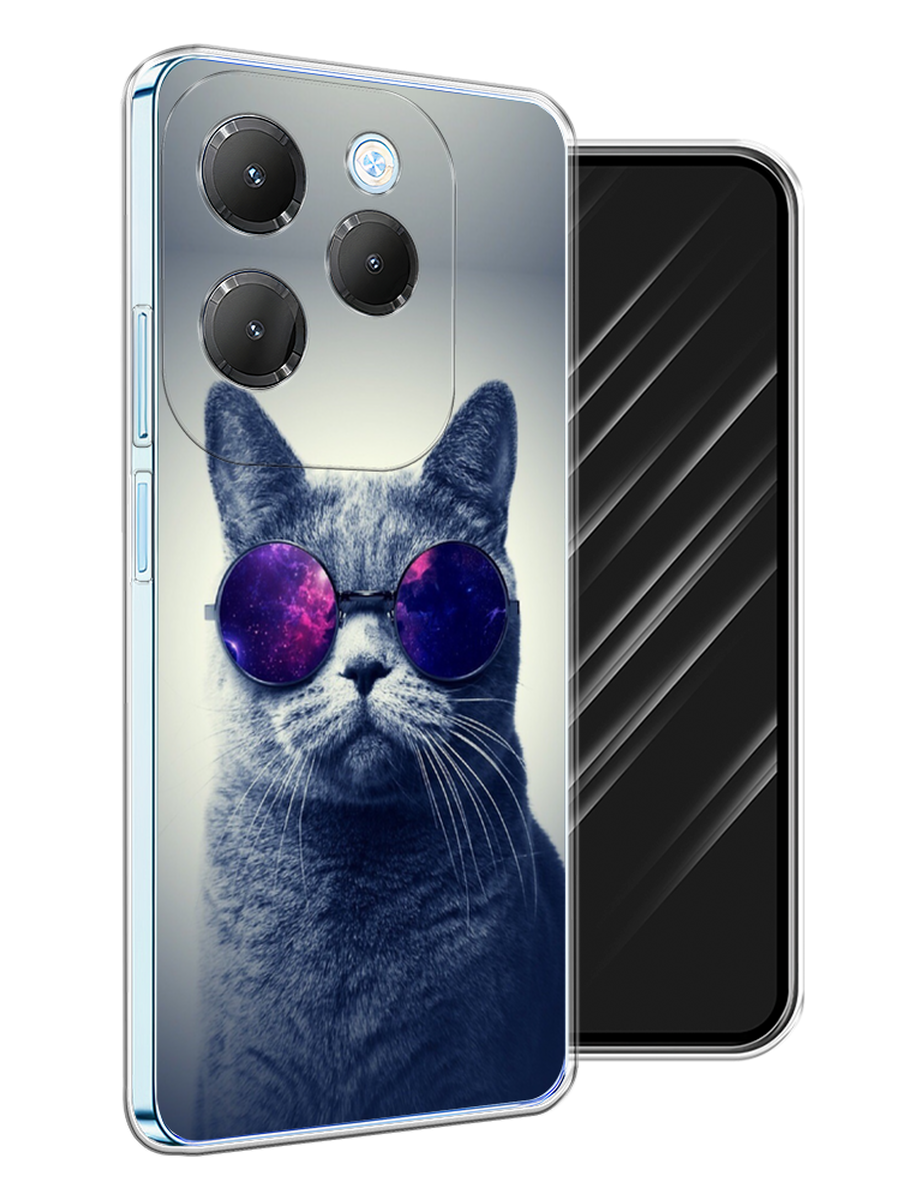 

Чехол Awog на Infinix Hot 40 Pro "Космический кот", Бордовый, 3105350-1
