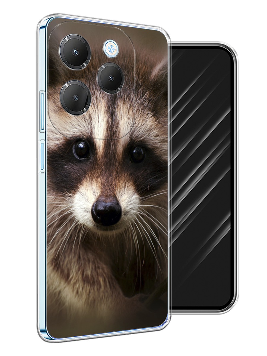 

Чехол Awog на Infinix Hot 40 Pro "Енот", Коричневый, 3105350-1