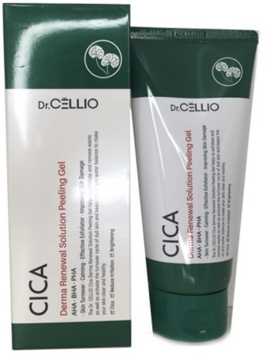 

Пилинг-гель с экстрактом центеллы азиатской Dr.Cellio cica derma renewal solution