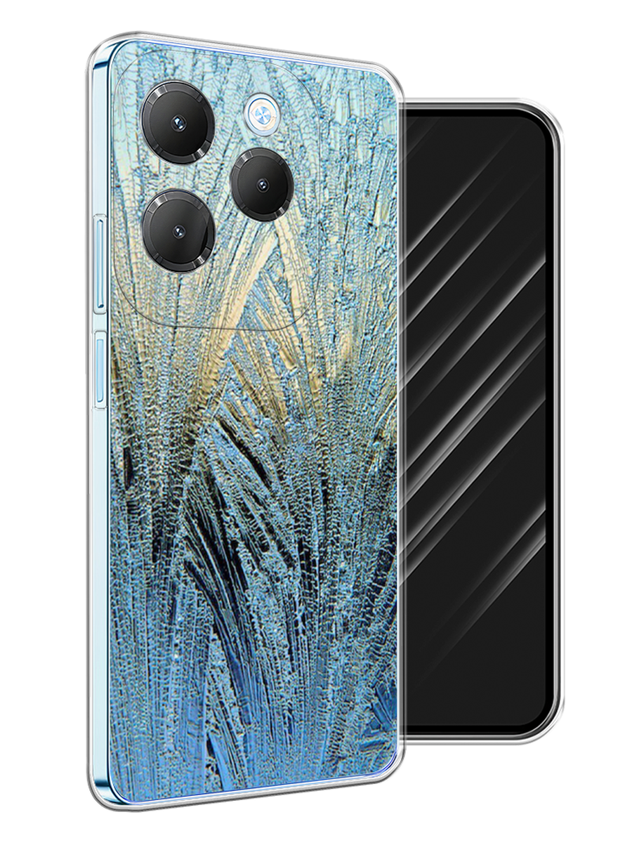 

Чехол Awog на Infinix Hot 40 Pro "Лёд", Голубой, 3105350-1