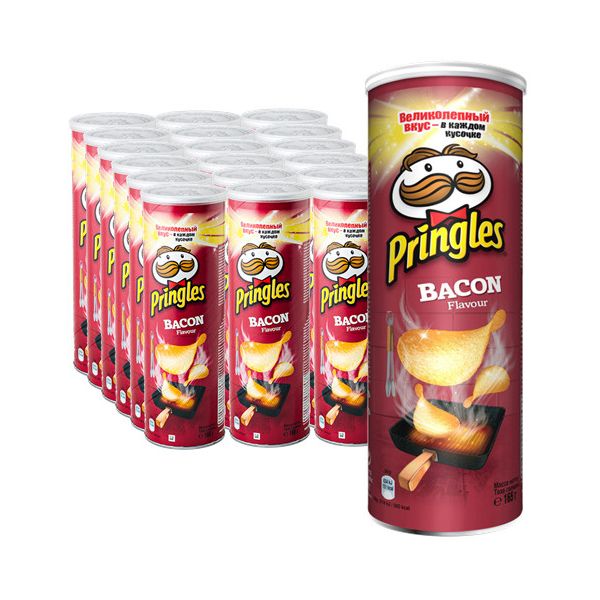 

Чипсы картофельные Pringles Микс оригинальные-бекон-сыр-лук 165 г