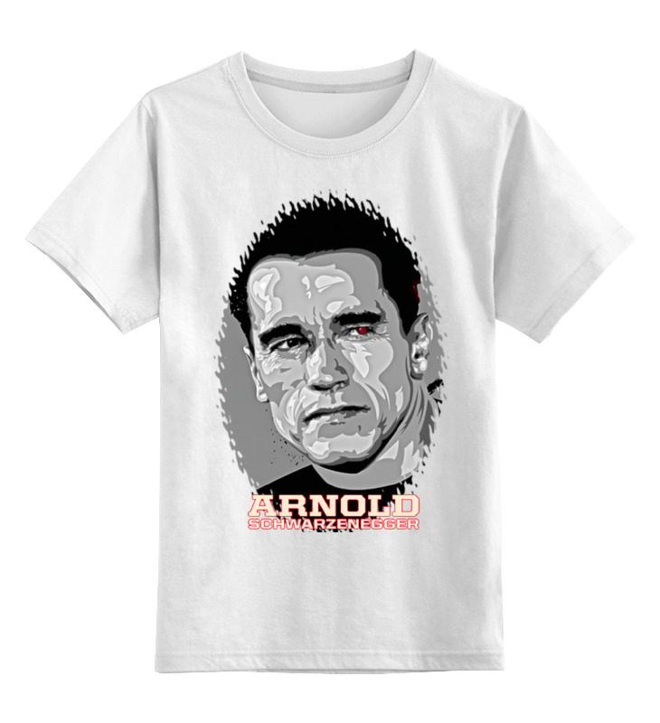 

Футболка детская Printio Arnold schwarzenegger цв. белый р. 104, Arnold schwarzenegger